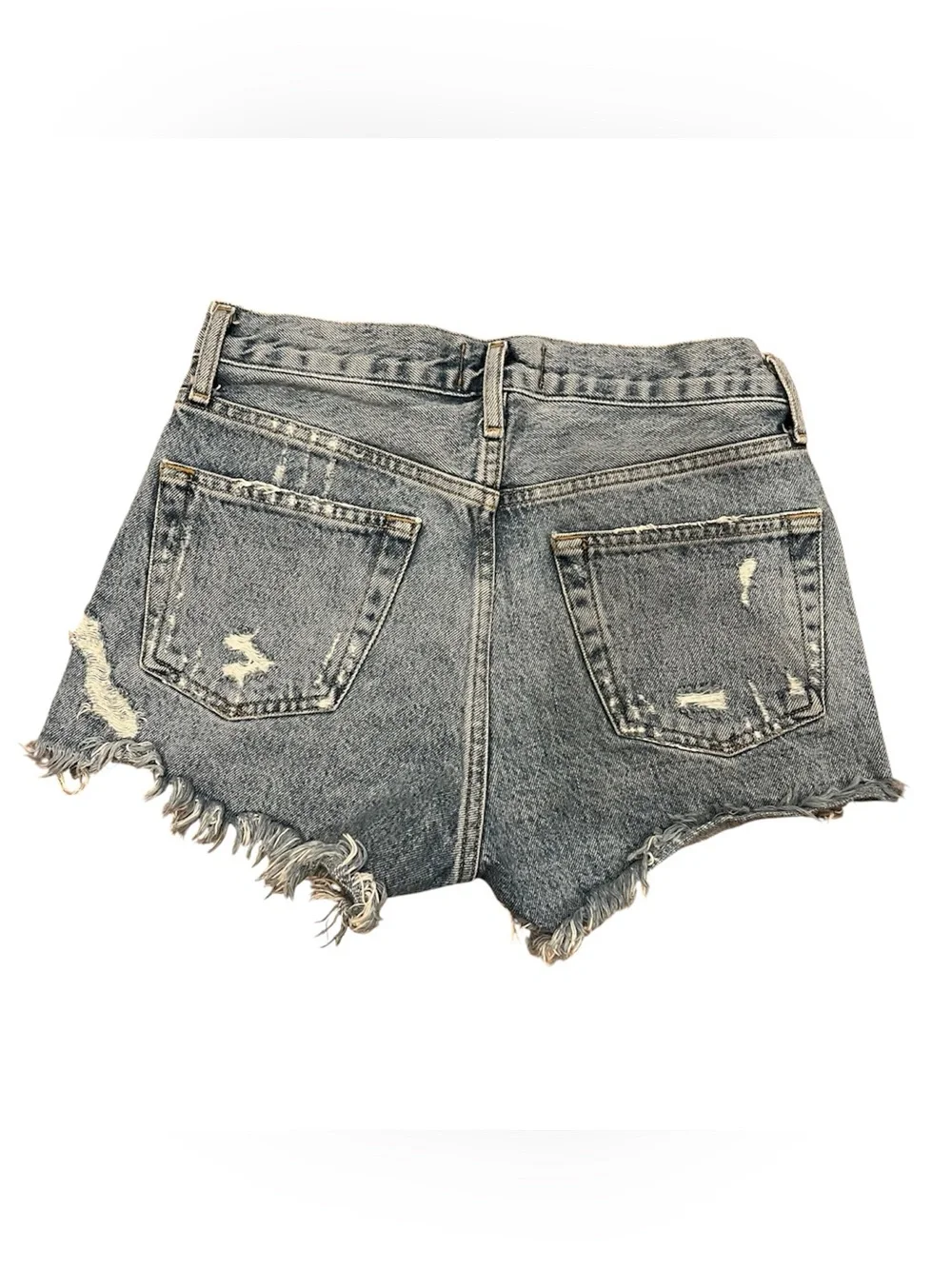 AGOLDE Parker Vintage Cut Off Shorts Swapmeet Wash Distressed Size 23